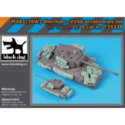 Black Dog T35338 1/35 M4a1 76w Sherman Vvss Accessories Set For Takom