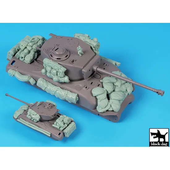 Black Dog T35338 1/35 M4a1 76w Sherman Vvss Accessories Set For Takom