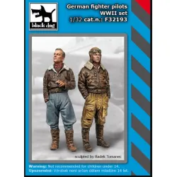 Black Dog F32193 1/32 German Pilot Wwii Set Resin Figures Kit