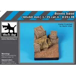 Black Dog D35138 1/35 Boxes Base 60/60 Mm