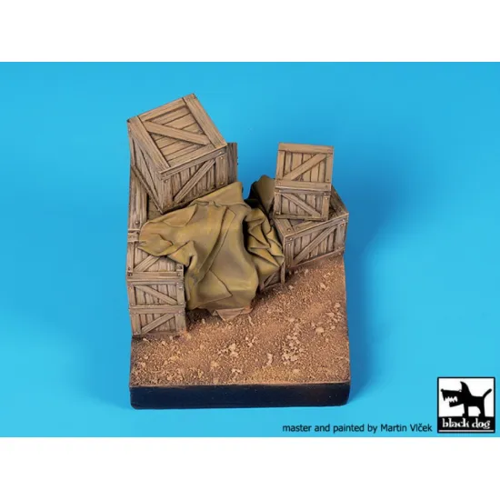 Black Dog D35138 1/35 Boxes Base 60/60 Mm