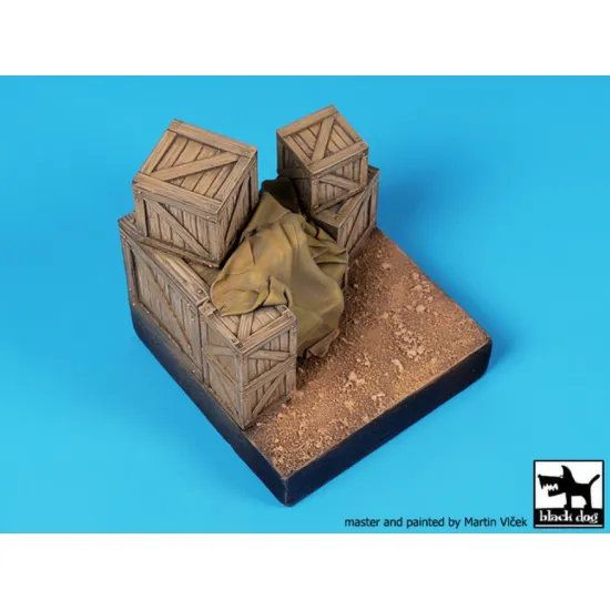 Black Dog D35138 1/35 Boxes Base 60/60 Mm