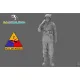 Black Snake 2nd-05-48 1/48 2nd Armored Infantry Soldier Ww2 Resin Figure Kit