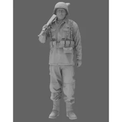 Black Snake 2nd-05-48 1/48 2nd Armored Infantry Soldier Ww2 Resin Figure Kit