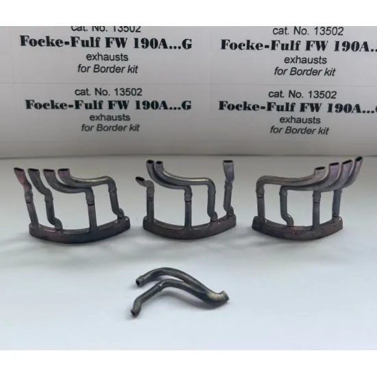 Rexx13502 1/35 Focke-fulf Fw 190a/G Exhaust For Border Kit