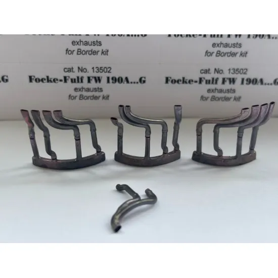 Rexx13502 1/35 Focke-fulf Fw 190a/G Exhaust For Border Kit