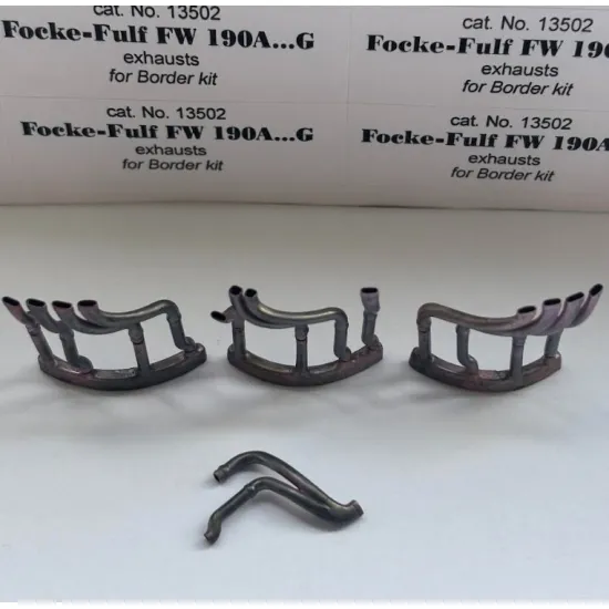 Rexx13502 1/35 Focke-fulf Fw 190a/G Exhaust For Border Kit