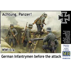 Master Box 35256 1/35 German Infantrymen Before The Attack Wwi Era Achtung Panzer