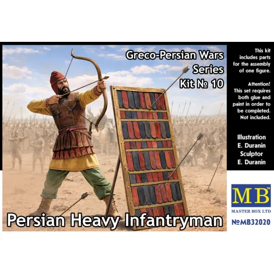 Master Box 32020 1/32 Greco-persian Wars Series Kit 10 Persian Heavy Infantryman