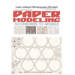 Orel 395/2 1/25 Laser Cutting For Paper Model Excavator-4421