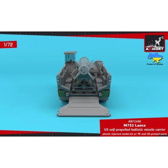 Armory Ar72430 1/72 M752 Lance Us Cold War Era Ballistic Missile Launcher Self-propelled Plastic Model Kit