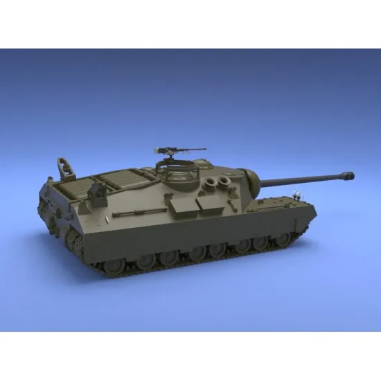 Trident Models Trm721001 1/72 T28 T95 Us Self-propelled Heavy Assault Gun