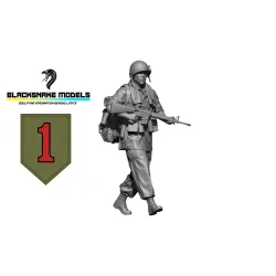 Black Snake Bro-04-48 1/48 Us Soldier Big Red One Vietnam War Resin Figure Kit