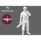 Black Snake Devil-02-48 1/48 Commando Red Devils Bren Gunner Resin Figure Kit