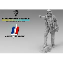 Black Snake Fr-18 1/48 French Soldier On Patrol In Afghanistan Resin Figure Kit
