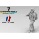 Black Snake Fr-21 1/48 French Soldier On Patrol In Afghanistan Resin Figure Kit