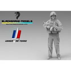 Black Snake Fr-23 1/48 French Engineer Soldier In Afghanistan Resin Figure Kit