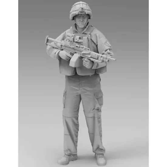 Black Snake Fr-23 1/48 French Engineer Soldier In Afghanistan Resin Figure Kit