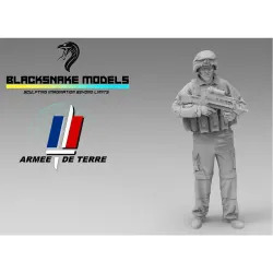 Black Snake Fr-24 1/48 French Engineer Soldier In Afghanistan Resin Figure Kit