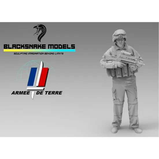 Black Snake Fr-24 1/48 French Engineer Soldier In Afghanistan Resin Figure Kit