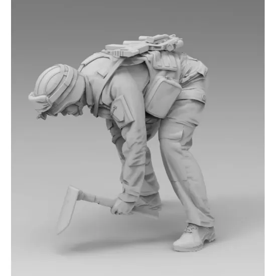 Black Snake Fr-25 1/48 French Engineer Soldier In Afghanistan Resin Figure Kit