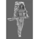 Black Snake Rdp-04 1/48 Minimi Marksman From The 13th Parachute Dragoon Regiment Resin Kit
