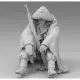 Black Snake Ttnkf-15-48 1/48 Rider Totenkopf In Winter Gear Eastern Front Eastern Front