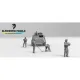 Black Snake Fr-crew 05-48 1/48 French Troops Pack Figurine Vab 7 Figures
