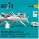 Reskit Rs32-0369 1/32 Agm-88 Harm Missiles 2 Pcs With Lau-118a 4 Pcs Tornado Adapters 2 Pcs F/A-18 F-4 F-16 Ea-6 F-111 Tornado 3d Printed