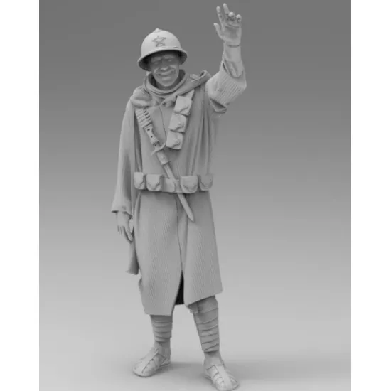 Black Snake Goum-06 1/35 Goumier Of The 2nd Gtm Resin Figure Kit