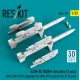 Reskit Rs32-0370 1/32 Agm-88 Harm Missiles 2 Pcs With Lau-118 Adapters For Mig-29 2 Pcs Su-27 2 Pcs 3d Printed