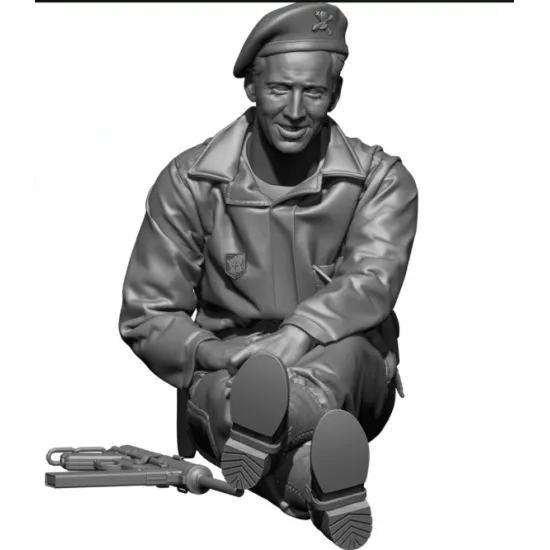Black Snake Ffl-03 1/35 Tank Crew 2nd Armored Division Leclerc Resin Figure Kit