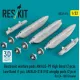Reskit Rs32-0614 1/32 Electronic Warfare Pods An/Alq-99 High Band 2 Pcs Low Band An/Alq-218 V 2 Wingtip Pods 2 Pcs For Ea-18g Growler 3d Printed