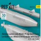 Reskit Rs32-0614 1/32 Electronic Warfare Pods An/Alq-99 High Band 2 Pcs Low Band An/Alq-218 V 2 Wingtip Pods 2 Pcs For Ea-18g Growler 3d Printed