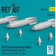Reskit Rs32-0616 1/32 Mk 81 General Purpose Bombs With Mk 14 Snakeye Retard Fins 12 Pcs A-1 A-4 A-6 A-7 F-4 F-8 3d Printed