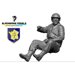 Black Snake Ffl-07 1/35 General Leclercs Driver 2nd Armored Division Leclerc Resin Figure Kit