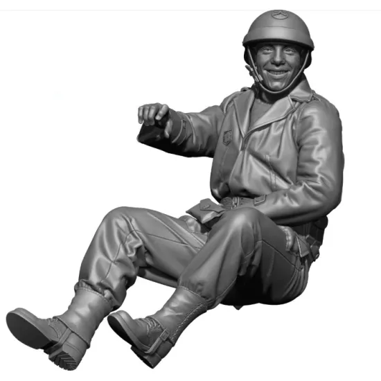Black Snake Ffl-07 1/48 General Leclercs Driver 2nd Armored Division Leclerc Resin Figure Kit
