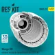 Reskit Rsu32-0157 1/32 Mirage Iiie Exhaust Nozzle For Italeri/Revell No 03919 Kit 3d Printed
