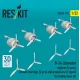 Reskit Rsu32-0229 1/32 B-24 Liberator Engines 4 Pcs Closed Cowlings 4 Pcs And Propellers 2 Types For Hobby Boss Kit 3d Printed