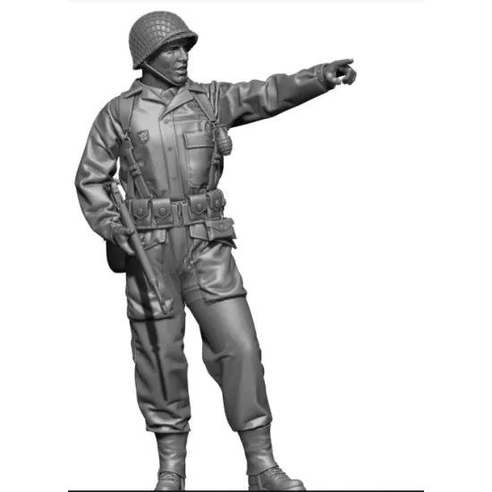 Black Snake Ffl-08 1/48 Soldier Of The 2nd Armored Division Leclerc Resin Figure Kit