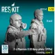 Reskit Rsf32-0061 1/32 F-4 Phantom Ii Us Navy Pilots 1970s Standing Scene 1 2 Pcs 3d Printed