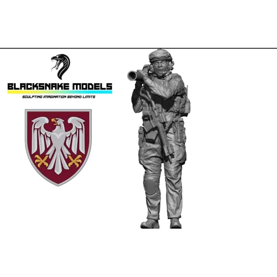 Black Snake Uks-18 1/35 Ukrainian 82nd Air Assault Brigade Resin Figure Kit