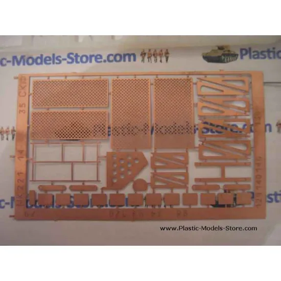 T-55AK Soviet command tank T-55 mod (PE, decals) 1/35 SKIF 225