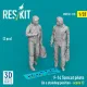 Reskit Rsf32-0115 1/32 F-14 Tomcat Pilots In A Standing Position Scene 1 2 Pcs 3d Printed
