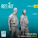 Reskit Rsf32-0116 1/32 F-14 Tomcat Pilots In A Standing Position Scene 2 2 Pcs 3d Printed