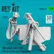 Reskit Rsu35-0023 1/35 Mh-60g/L Gau-18/A 50 Cal Machine Gun Weapon Set 2 Pcs 3d Printed