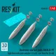 Reskit Rs48-0551 1/48 Electronic Warfare Pods An/Alq-99 High Band With Pylon Adapters 2 Pcs Low Band For Ea-6b 3d Printed