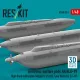 Reskit Rs48-0551 1/48 Electronic Warfare Pods An/Alq-99 High Band With Pylon Adapters 2 Pcs Low Band For Ea-6b 3d Printed
