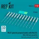 Reskit Rs48-0615 1/48 Mk 81 General Purpose Bombs With Mod 0/1 Mau-94/B And Conical Fins 12 Pcs A-1 A-4 A-6 A-7 F-4 F-8 3d Printed