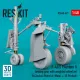 Reskit Rsu48-0621 1/48 F-4j/S Phantom Ii Landing Gear With Weighted Wheel Set For Zoukei-mura Kit Metal 3d Printed